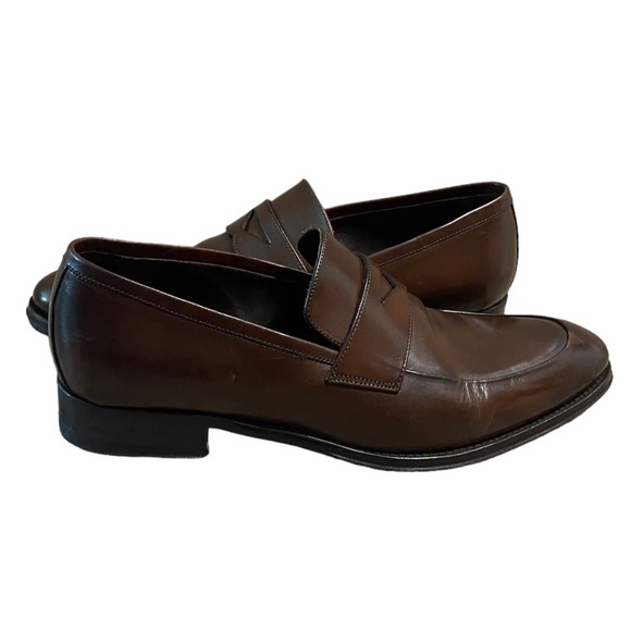 To Boot New York Adam Derrick Size 7.5 Dress Shoe Loafer Original Box Marrone main image 4